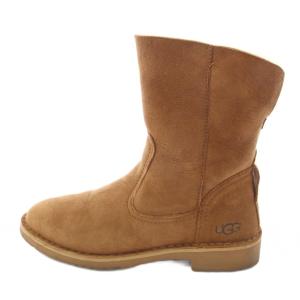UGG australia セドリック ムートンブーツ エンジニアブーツ ショート USA7.5 ブラウン 1012360 /TK