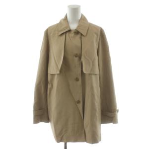 24SS ステンカラーコート ミドル丈 38 ベージュ B5541FCT027 /AN10
