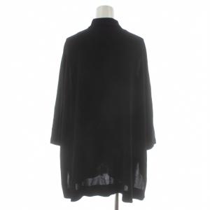yoshie inaba 22AW ニットシャツ ブラウス 5分袖 9 黒 ブラック B0323KCD758 /AN31