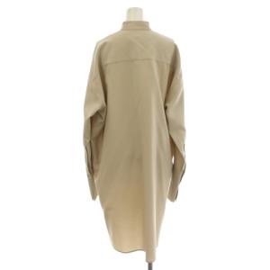 Acne Studios バンドカラー シャツワンピース ロング 長袖 ワンピース 32 ベージュ AC0045 /G