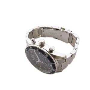 CITIZEN 腕時計 ウォッチ エコドライブ クロノグラフ カレンダー ステンレススチール シルバーカラー 青 ブルー