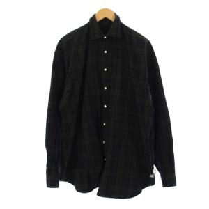 SSZ AH.H BIG SHIRT F グリーン ネイビー 11-11-5940-139