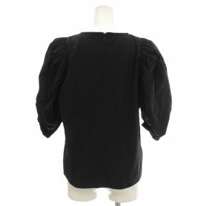 CELERI 23SS balloon sleeve ブラウス パフスリーブ 半袖 シャツ F 黒 ブラック 23051500303010
