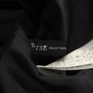 23区 23AW ボタニカルプリント フレアスカート ロング丈 総柄 38 緑 グリーン 紺 ネイビー SKWOSA0101