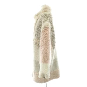 STELLA McCARTNEY FUR FREE FUR ニットジャケット 38 ベージュ 521653