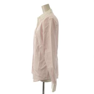 Brooks Brothers シャツ ブラウス 長袖 ストライプ柄 クレリックシャツ ピンク 水色 /JP