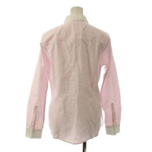 Brooks Brothers シャツ ブラウス 長袖 ストライプ柄 クレリックシャツ ピンク 水色 /JP