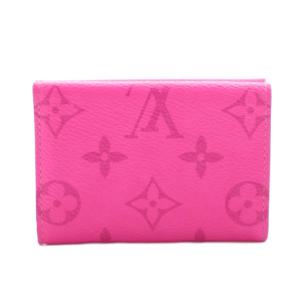 LOUIS VUITTON タイガラマ ディスカバリー コンパクト ウォレット ピンク M30773