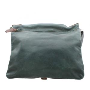 Dakota クラッチバッグ ショルダーバッグ 2way 二つ折り レザー 緑 グリーン 茶 ブラウン /AN54