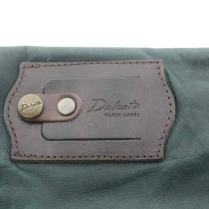 Dakota クラッチバッグ ショルダーバッグ 2way 二つ折り レザー 緑 グリーン 茶 ブラウン /AN54