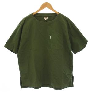 Tシャツ カットソー 半袖 クルーネック 1 カーキ 700082-804 /BM