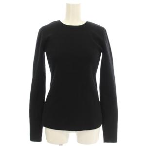 W FACE HOLE KNIT TOPS ニット カットソー 長袖 1 黒 ブラック 116106-2122