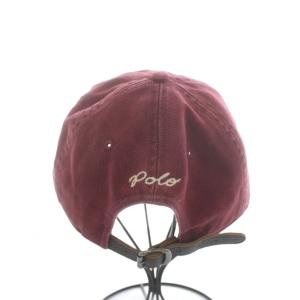 Polo by Ralph Lauren キャップ 帽子 ロゴ コットン 赤 レッド /AN3