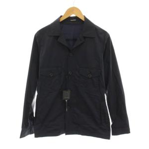 BUCK ナイロン シャツジャケット 46 ネイビー