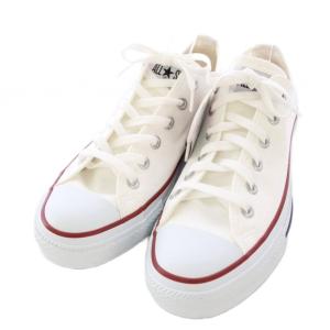 CONVERSE ALL STAR OX LO スニーカー シューズ キャンバス US8 白 M7652 /TK