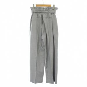 Rirandture タックパンツ スラックス 1 グレー ベルト付き /GP