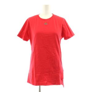 Tシャツ ロゴ刺繍 XS レッド 12-01-321024