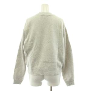 T by Alexanderwang トレーナー スウェット 長袖 裏起毛 ロゴ プリント XS グレー /KU