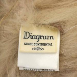 Diagram GRACE CONTINENTAL ジャケット 36 チャイニーズラクーン ラビットファー ベージュ /LP MA