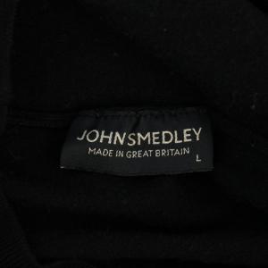 JOHN SMEDLEY ニット セーター 長袖 タートルネック 薄手 ウール L 黒 /BM