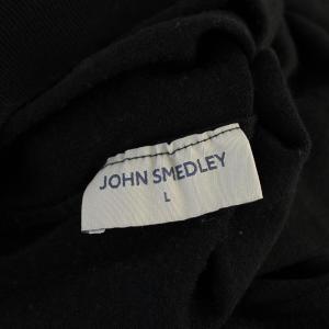 JOHN SMEDLEY ニット セーター 長袖 タートルネック 薄手 ウール L 黒 /BM