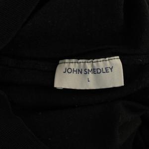 JOHN SMEDLEY ニット セーター 長袖 タートルネック 薄手 ウール L 黒 /BM