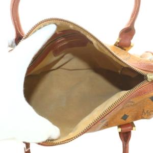 MCM ハンドバッグ モノグラム柄 茶 /MI