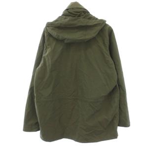 AIGLE マウンテンパーカー ジャケット ジップアップ ナイロン L カーキ /HN