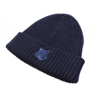 BOLD FOX HEAD BEANIE フォックスヘッド ビーニー ニット帽 リブ 帽子 ロゴ 刺繍