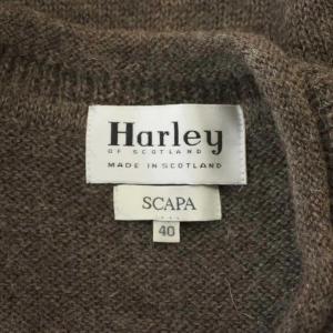 SCAPA Harley OF SCOTLAND カーディガン 40 ブラウン系 /LP