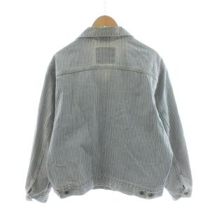 Levi's サンライズトラッカージャケット ヒッコリーストライプ M ブルー