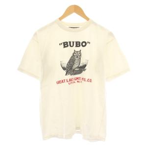 GREAT LAKES BUBO Tシャツ 半袖 38 白 フクロウ /JP