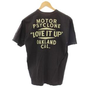 FREEWHEELERS POWER WEAR ラブイットアップ Tシャツ カットソー プリント 半袖 M チャコール /HN
