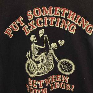 FREEWHEELERS POWER WEAR ラブイットアップ Tシャツ カットソー プリント 半袖 M チャコール /HN