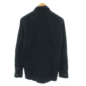 JOSEPH 23AW シャツ 総柄 長袖 48 紺 ネイビー レギュラーカラー HSJHSW0303 /YM