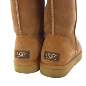 UGG australia クラシック トール CLASSIC TALL ロングブーツ ムートンブーツ 7 ベージュ 5815 /AN63