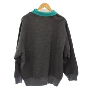 kolor 22AW ダンボールスウェット トレーナー 長袖 切替 2 グレー 22WCL-T12201S /TK