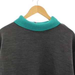 kolor 22AW ダンボールスウェット トレーナー 長袖 切替 2 グレー 22WCL-T12201S /TK