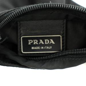 PRADA 三角プレート ポシェット ナイロン ブラック