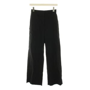 25SS Lush Linen Claude リネン混 パンツ ワイド 36 黒 03-5206401