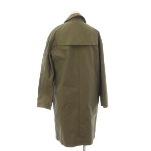 theory luxe コート 38 カーキ 長袖 襟付き シングルブレスト /JP