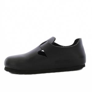 BIRKENSTOCK ロンドン LONDON モカシン シューズ レザー 35 黒 ブラック /AN53