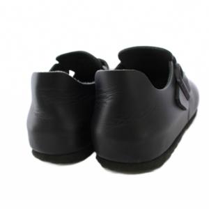 BIRKENSTOCK ロンドン LONDON モカシン シューズ レザー 35 黒 ブラック /AN53