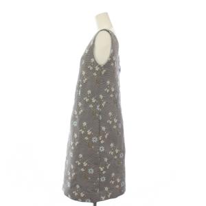 FOXEY ワンピース 38 ボーダー 花柄 35303-SWFG01KTAJ