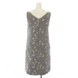 FOXEY ワンピース 38 ボーダー 花柄 35303-SWFG01KTAJ