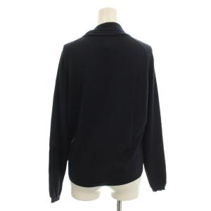 BALLSEY 23AW スーパーエクストラファインウール ニット ボウタイ カットソー S ネイビー 紺 11023402305