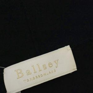 BALLSEY 23AW スーパーエクストラファインウール ニット ボウタイ カットソー S ネイビー 紺 11023402305