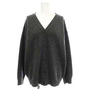 25AW ミラノリブカーディガン ニット ウール F グレー WGZ1052305A0005 /G