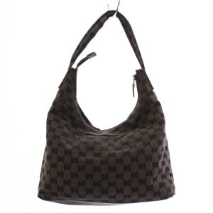 GUCCI ワンショルダーバッグ GGキャンバス ブラウン 001 3380