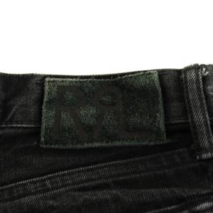 RRL デニムパンツ ボタンフライ 29×30 ブラック
